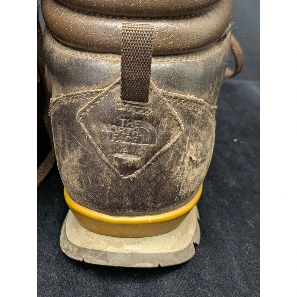 The North Face Back To Berkeley Redux Mens Brown Leather Boots 10.5 Waterproof
